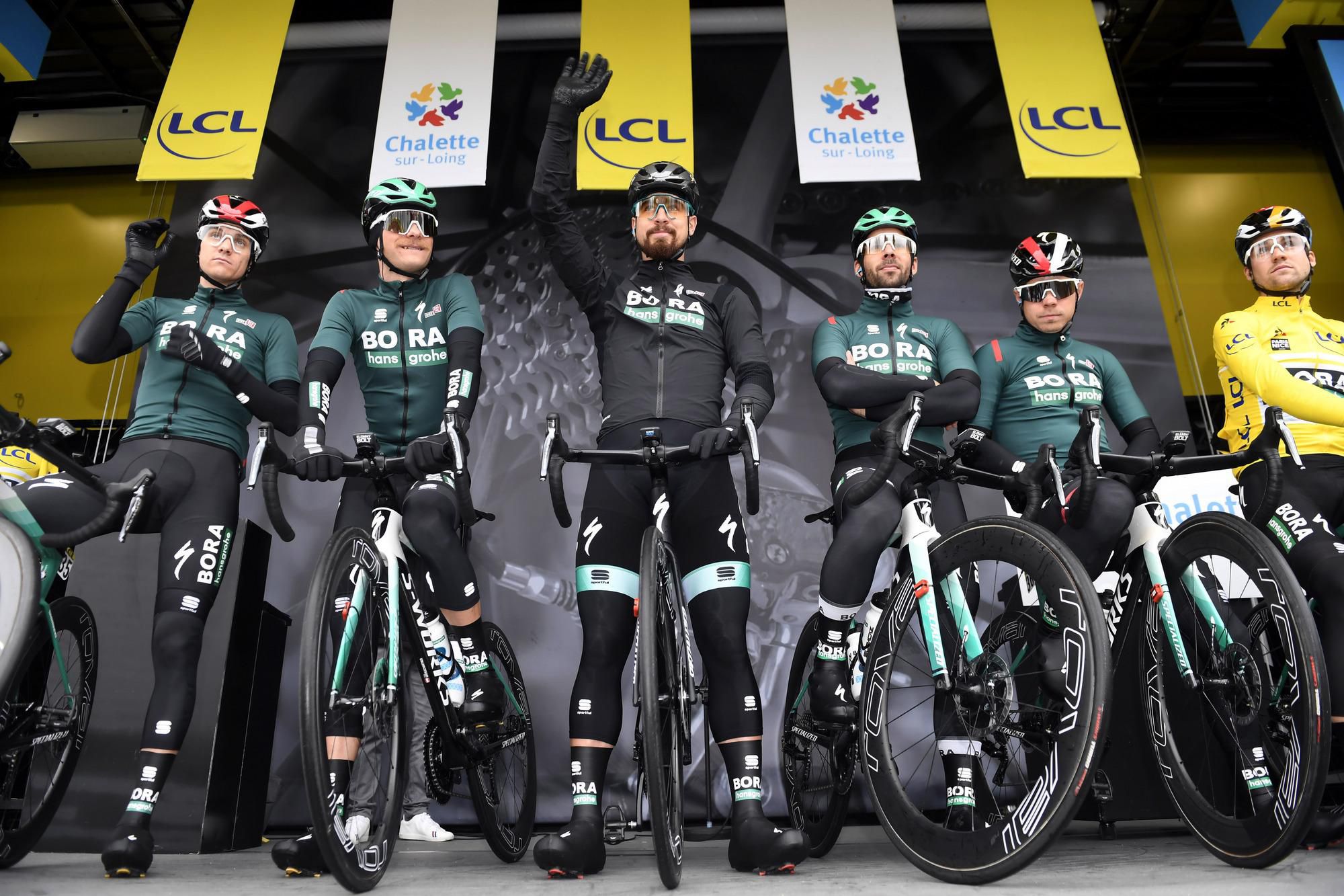 Jazdi Bora-hansgrohe s Petrom Saganom.