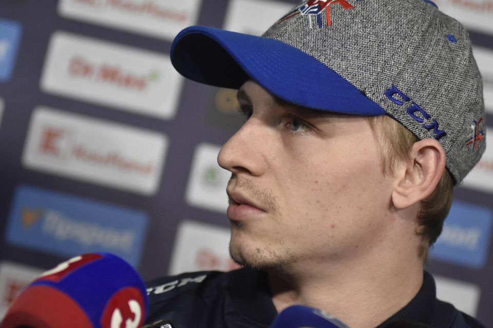 Útočník Dávid Bondra na zraze slovenskej hokejovej reprezentácie.