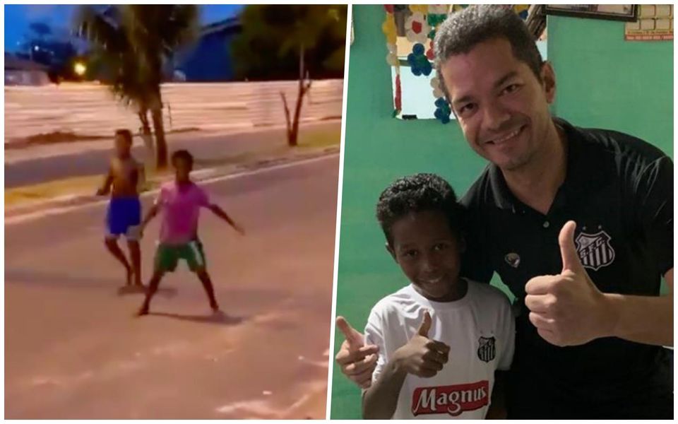 Brazílsky mladík Caio putuje do futbalovej školy Santosu