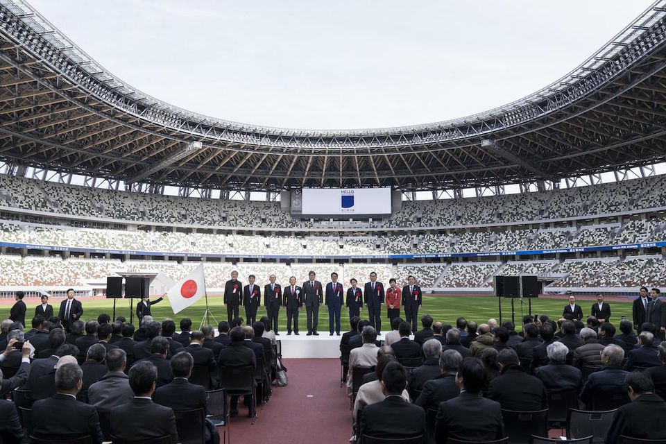 Japonský premiér Shinzo Abe otvoril Národný štadión v Tokiu.