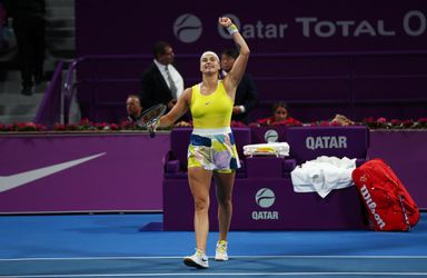 WTA Dauha: Arina Sobolenková zdolala vo finále Petru Kvitovú v dvoch setoch