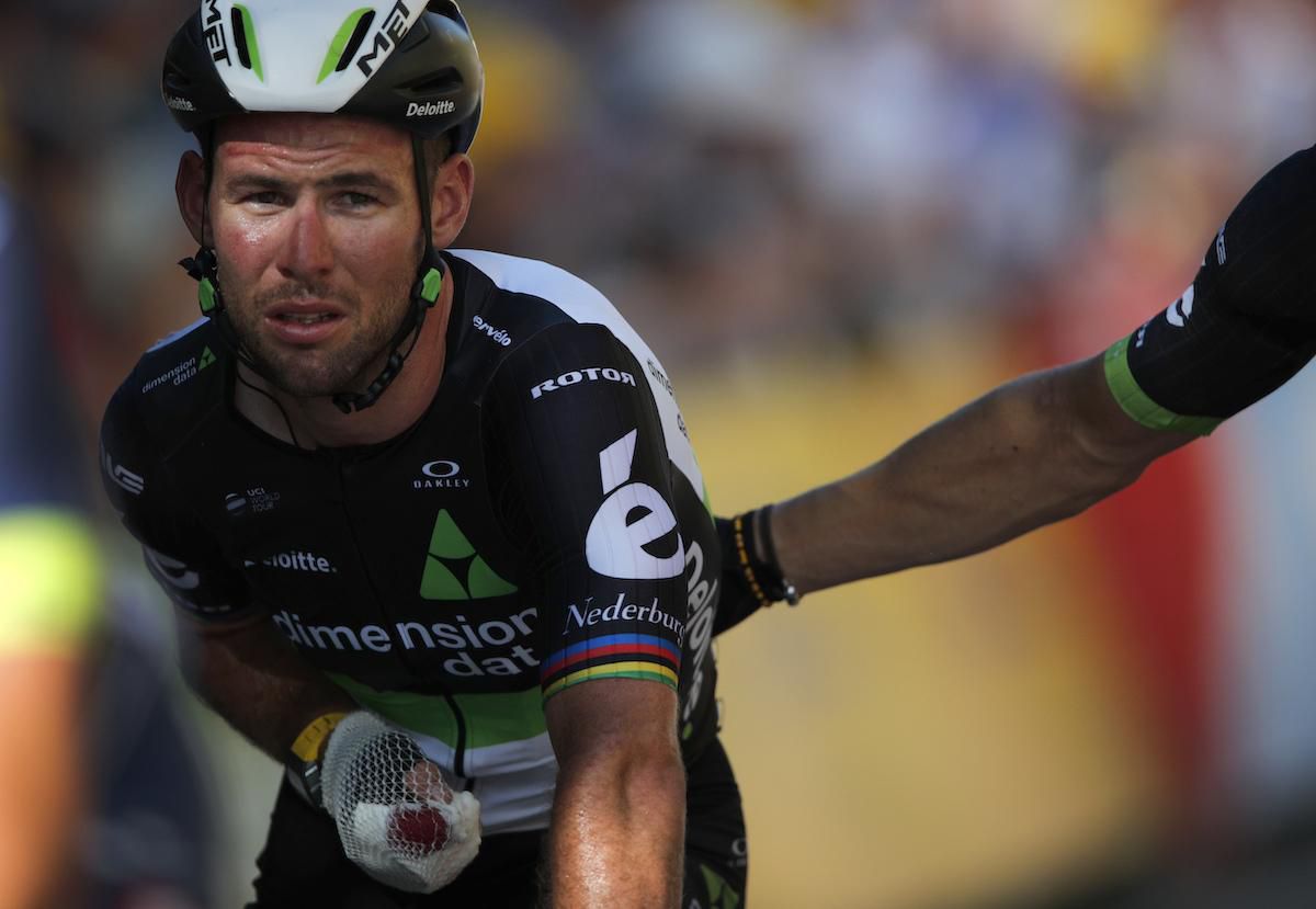 Britský cyklista Mark Cavendish.