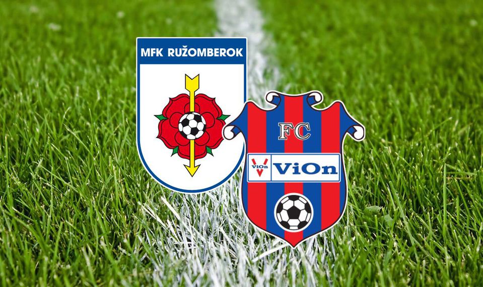 ONLINE: MFK Ružomberok - FC ViOn Zlaté Moravce