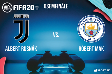 Albert Rusnák - Róbert Mak (osemfinále turnaja FIFA 20)