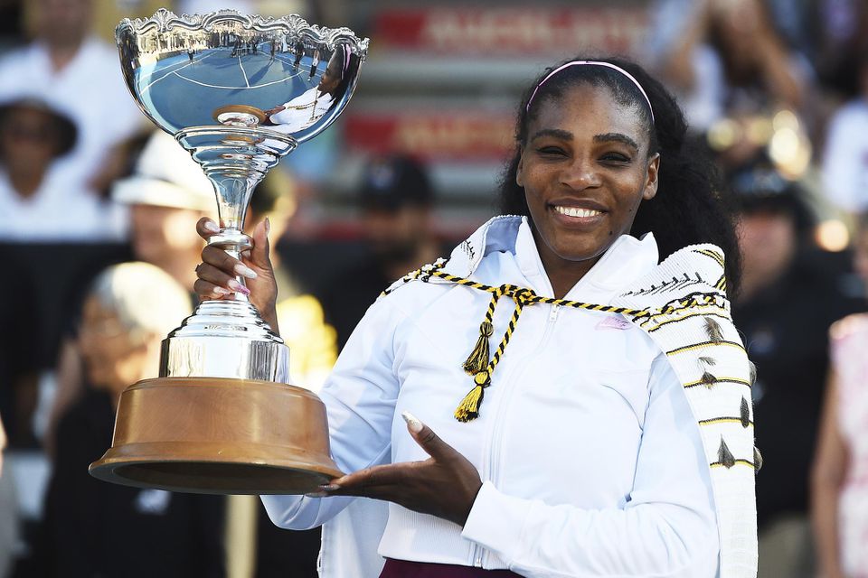 Serena Williamsová po víťazstve na WTA Auckland