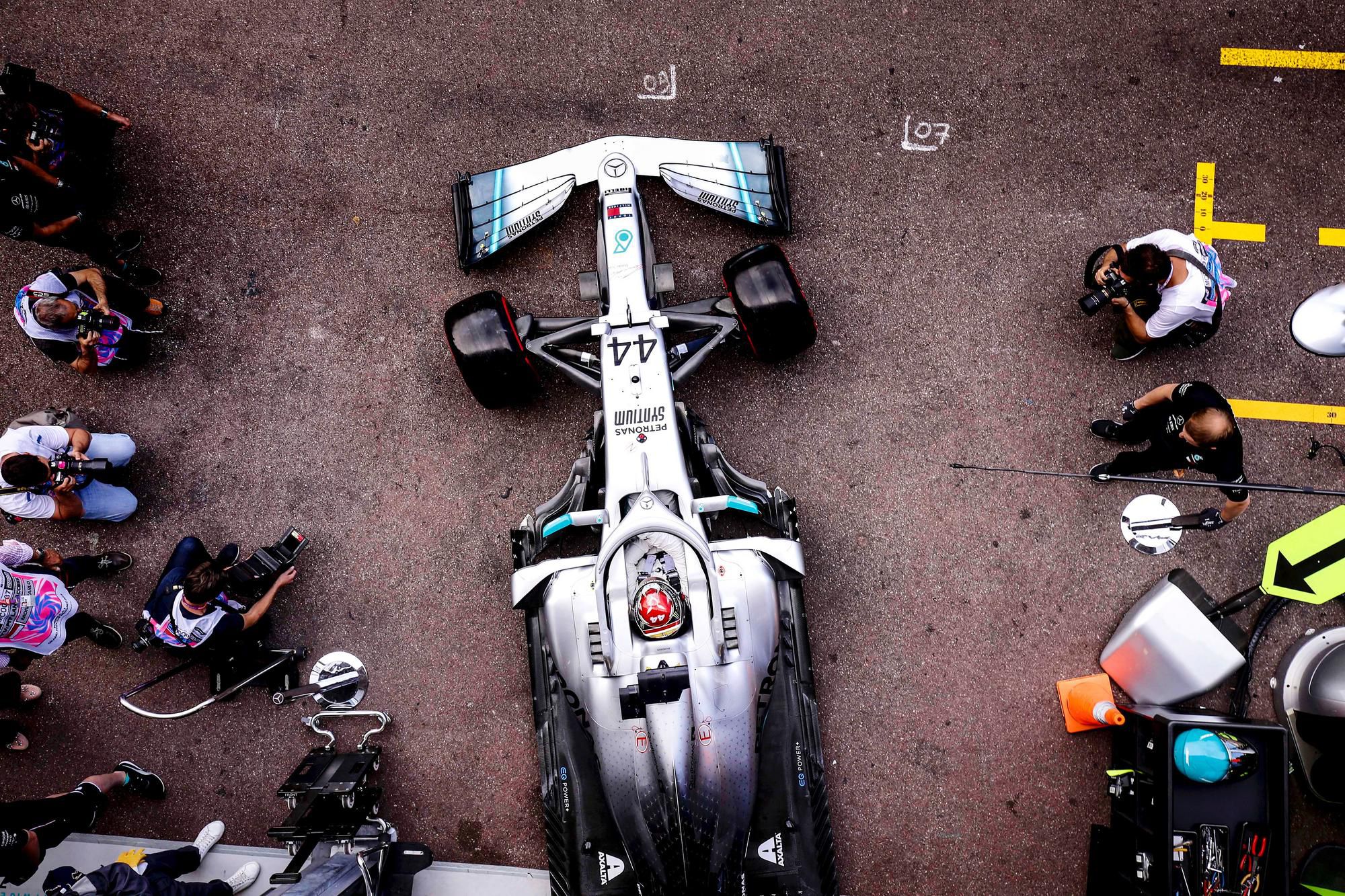 Lewis Hamilton z Mercedesu.