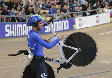 Dráhová cyklistika-MS: Filippo Ganna vylepšil svoj vlastný rekord