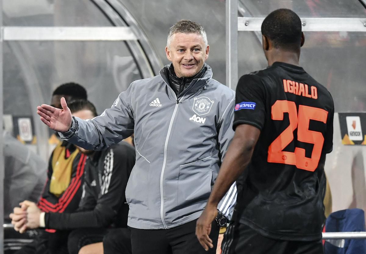 Tréner Manchestru United Ole Gunnar Solskjaer.