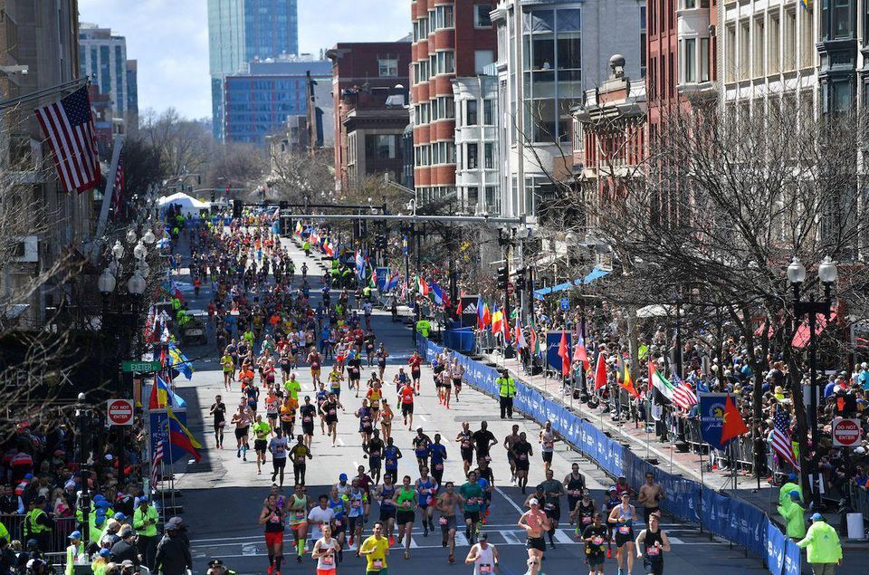Bostonský maratón.