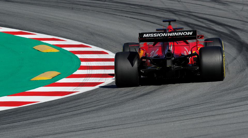 Sebastian Vettel na novom Ferrari.