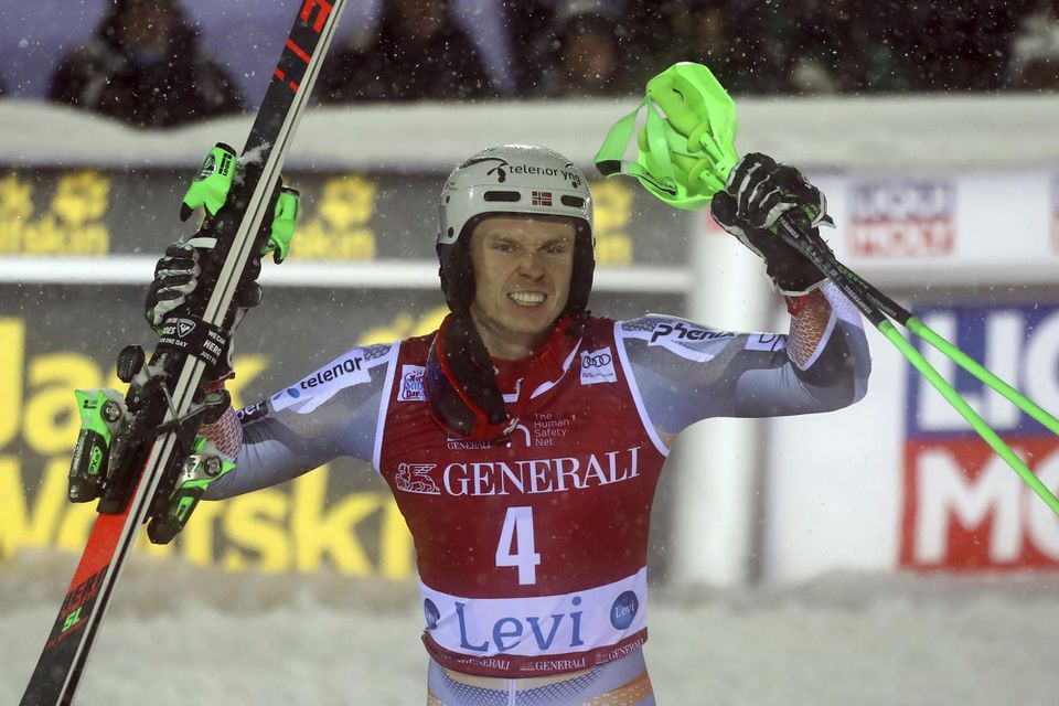 Nórsky lyžiar Henrik Kristoffersen