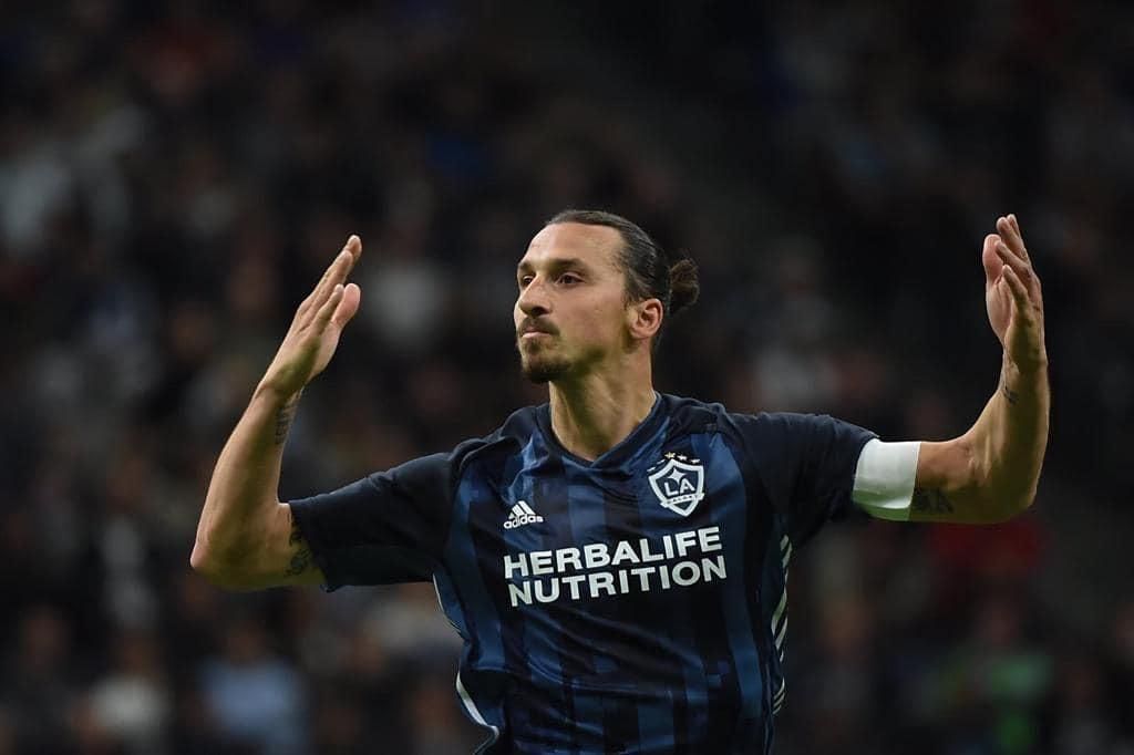 Zlatan Ibrahimovič v drese Los Angeles Galaxy.