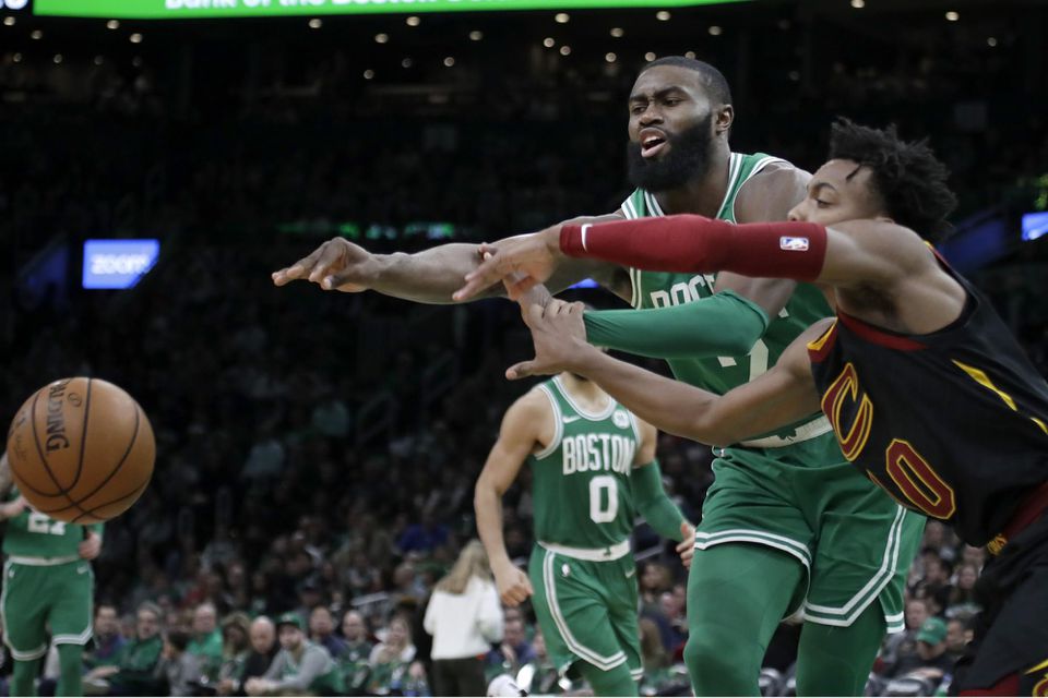 Jaylen Brown v zápase Boston Celtics - Cleveland Cavaliers