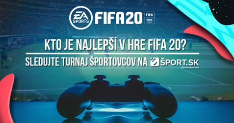 Kto je najlepší slovenský športovec v hre FIFA 20? Sledujte turnaj ŠPORT.sk