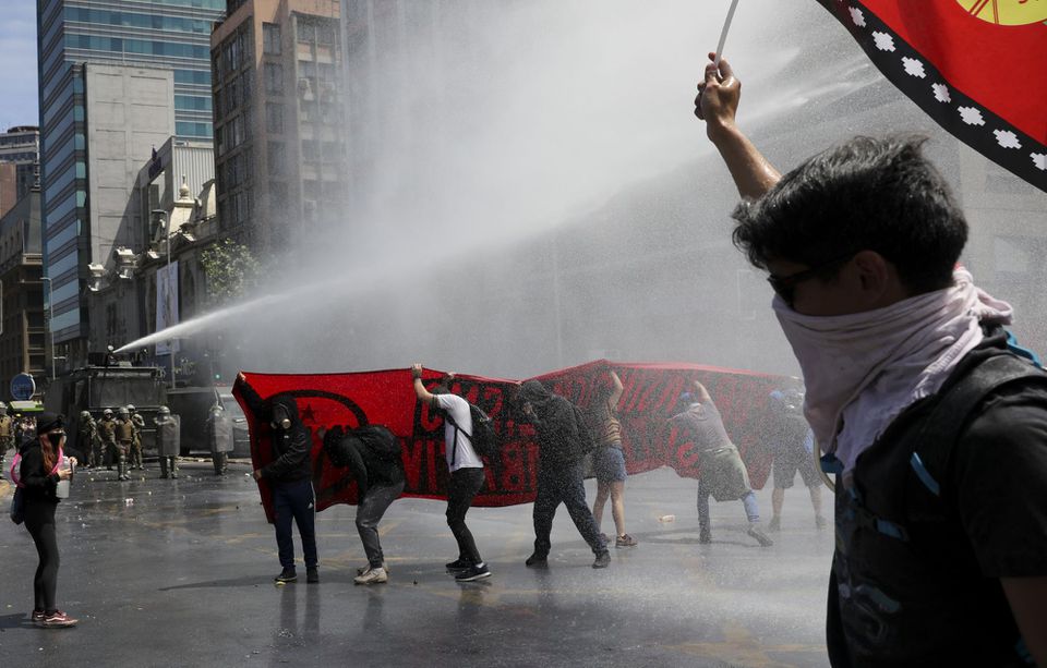 Demonštrácie v Čile