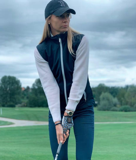 Magdaléna Rybáriková na golfe.