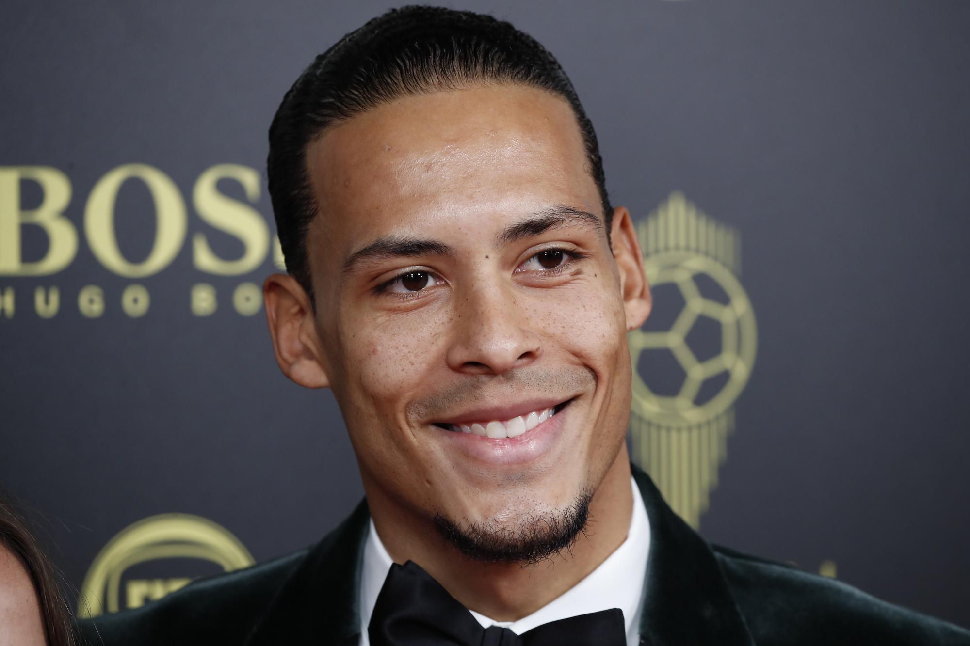 Virgil van Dijk počas galavečera Zlatá lopta 2019.