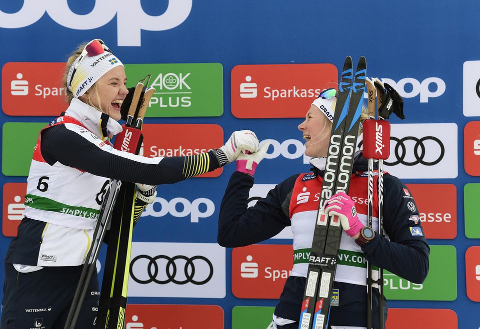 Linn Svahnová a Maja Dahlqvistová triumfovali v tímovom šprinte v nemeckých Drážďanoch