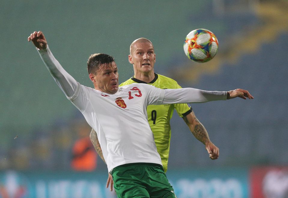 Vasil Božikov v zápase proti Česku