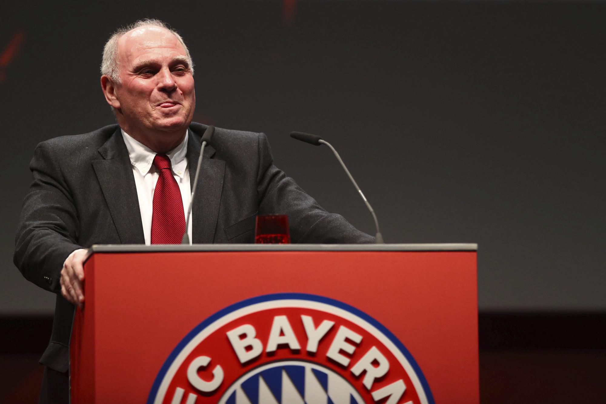 Prezident Bayernu Mníchov Uli Hoeness.