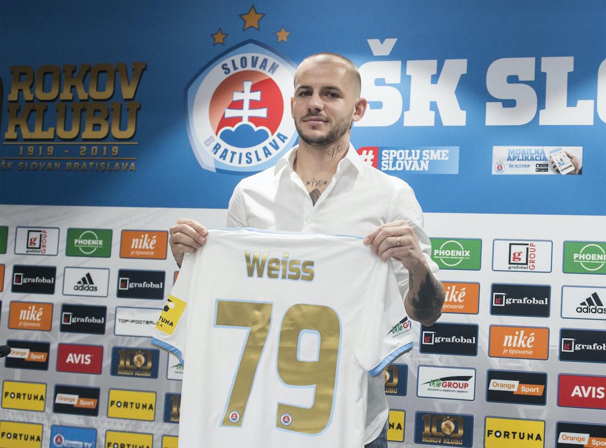 Nová posila ŠK Slovan Bratislava Vladimír Weiss ml.