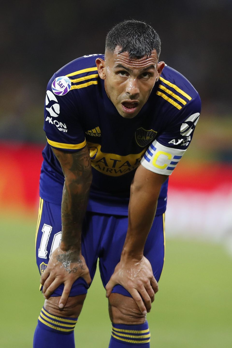 Carlos Tévez v drese Boca Juniors.