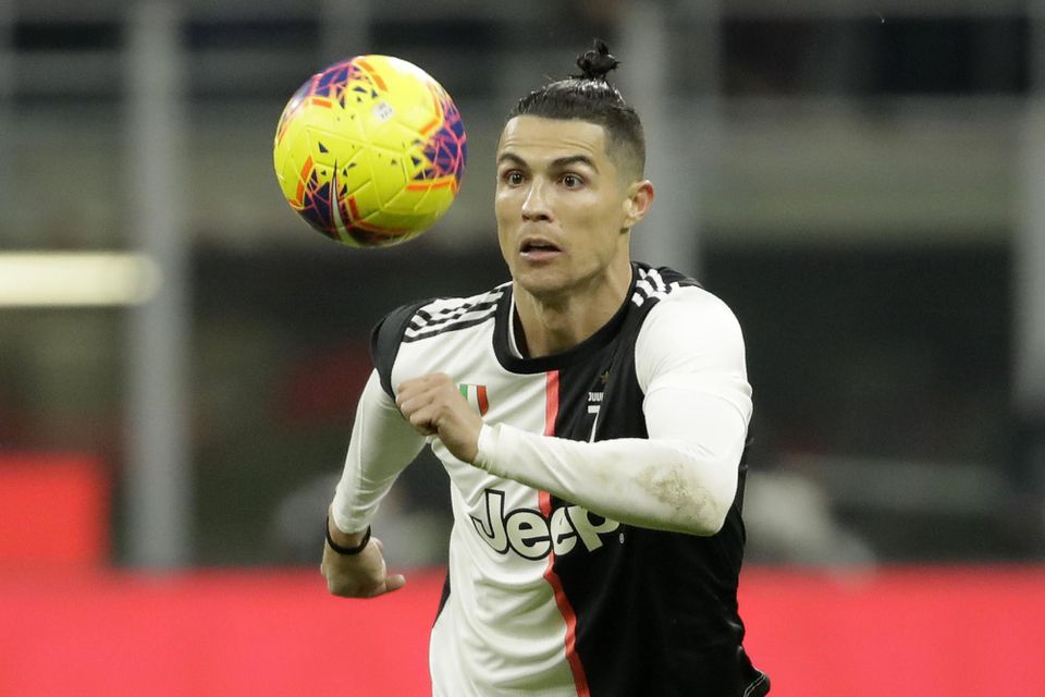 Portugalský útočník Juventusu Cristiano Ronaldo.