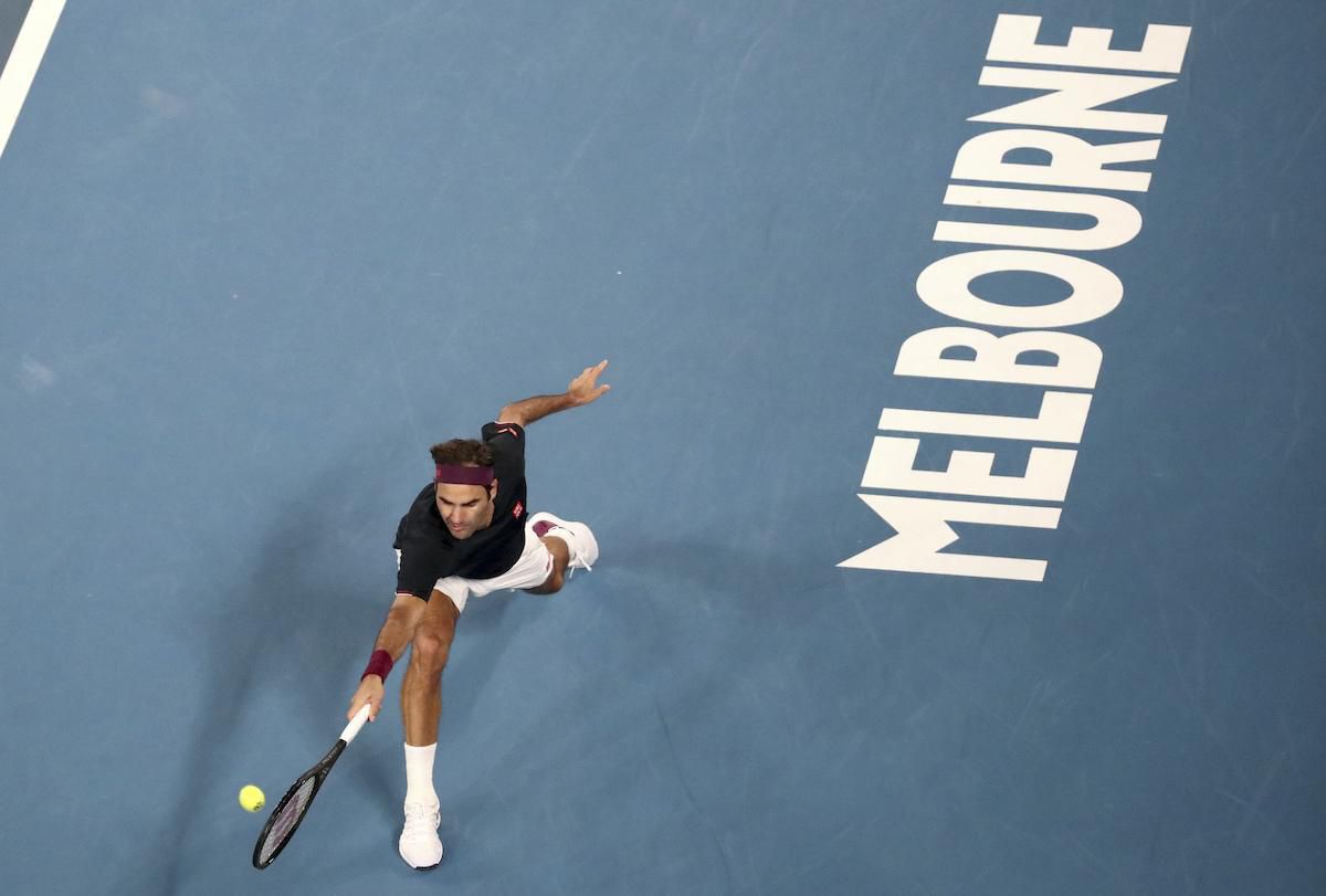 Švajčiarsky tenista Roger Federer na Australian Open.