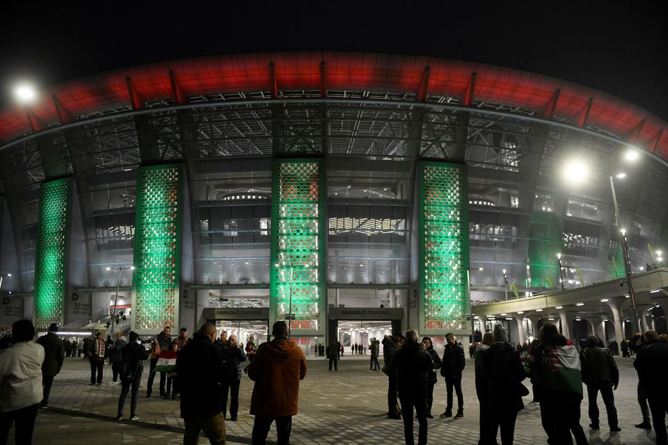 Nový futbalový štadión v Budapesti Puskás Aréna.