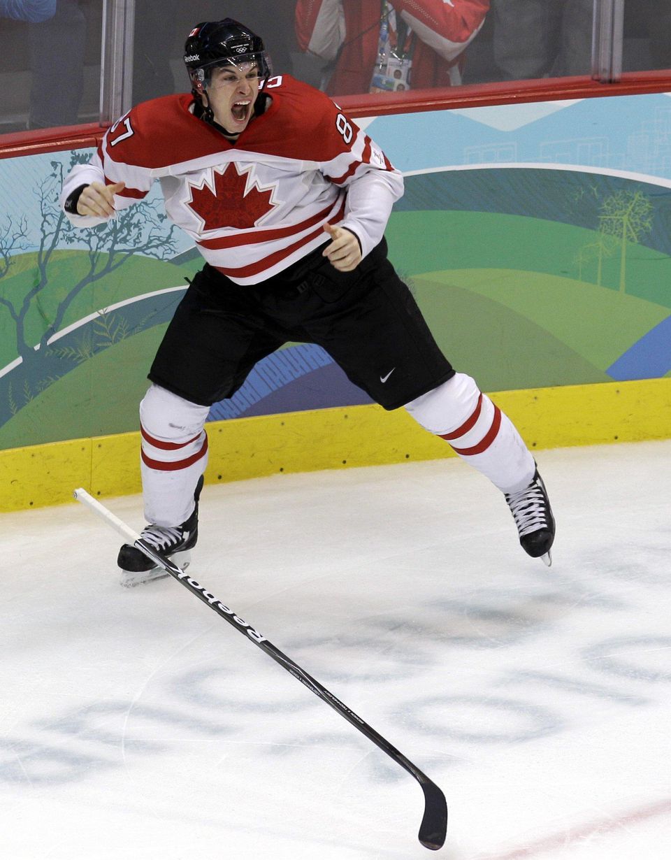 Sidney Crosby na OH 2010