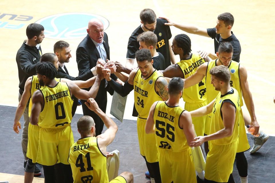 Basketbalisti BK Inter Bratislava.