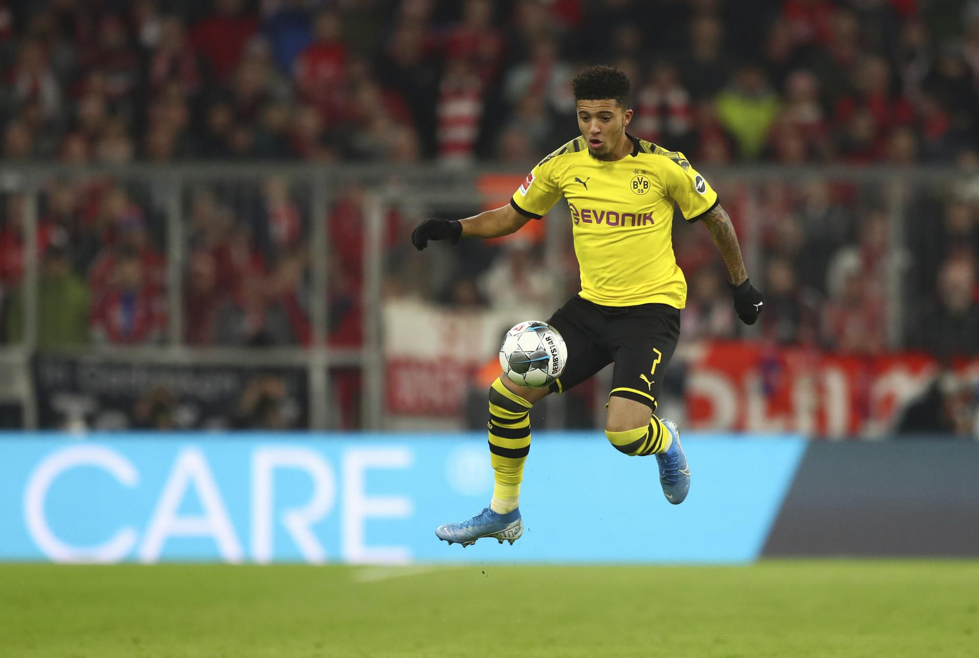 Jadon Sancho z Borussie Dortmund.