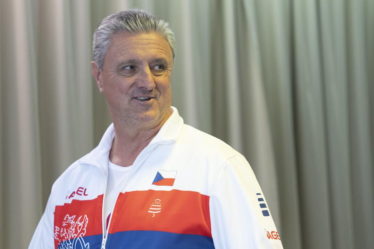 Kapitán daviscupového tímu Českej republiky Jaroslav Navrátil.