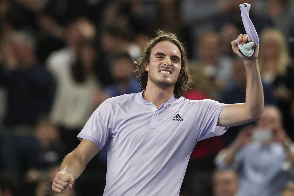 Stefanos Tsitsipas sa teší z víťazstva