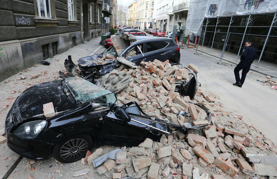 Zemetrasenie v Chorvátsku.