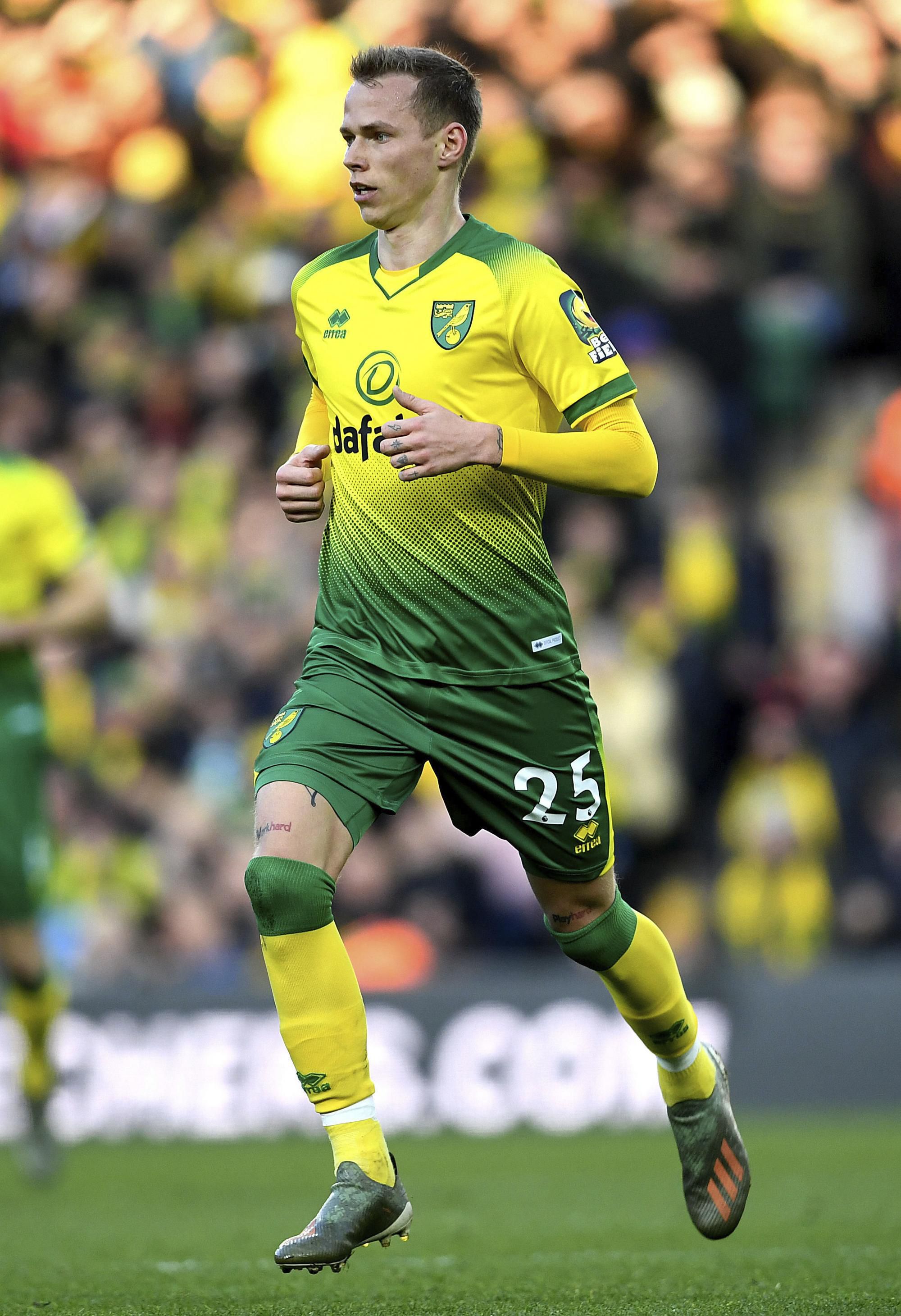 Ondrej Duda v drese Norwich City.