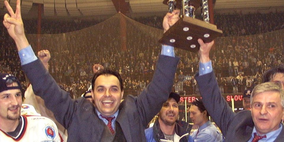 Finálová séria Slovan - Košice z roku 1998.