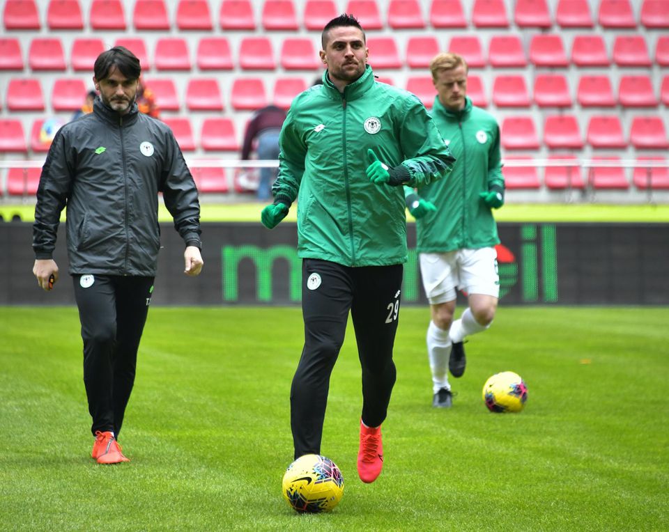 Róbert Mak na tréningu Konyasporu