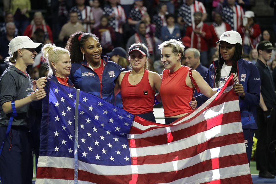 Tenistky USA po postupe na finálový turnaj Fed Cupu
