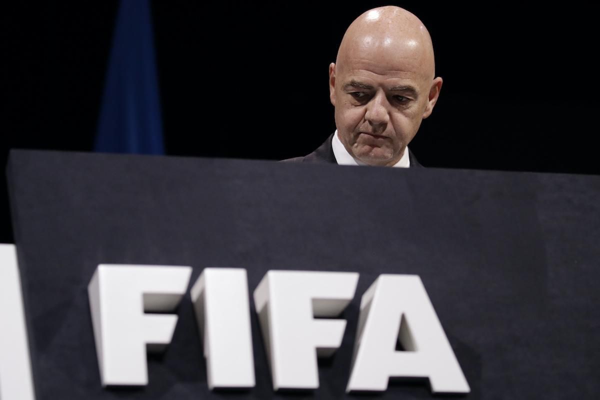 Prezident Medzinárodnej futbalovej federácie (FIFA) Gianni Infantino.