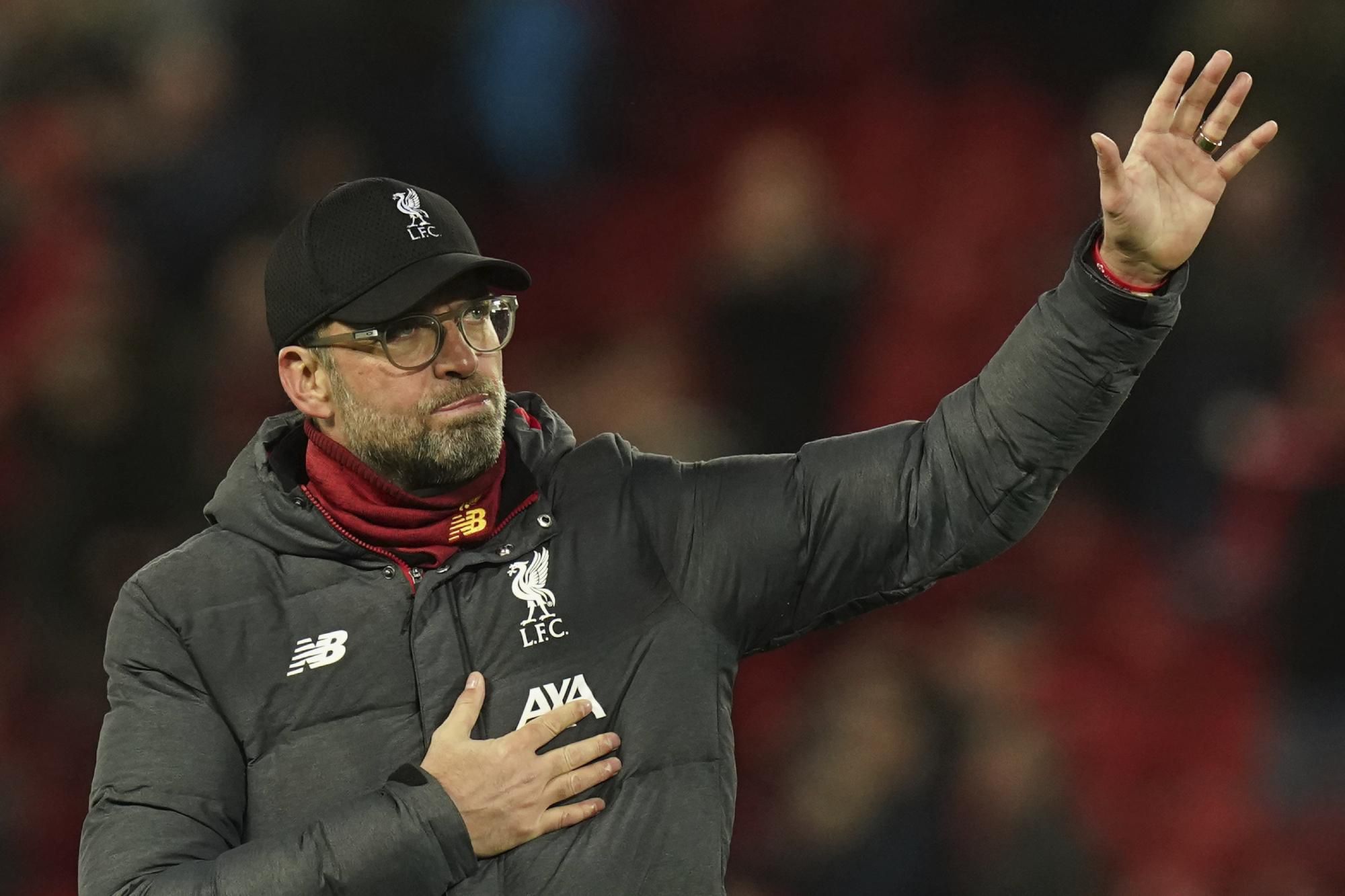 Tréner Liverpool FC Jürgen Klopp.