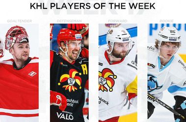 Júliusa Hudáčka zaradili medzi najlepších hráčov uplynulého týždňa v KHL