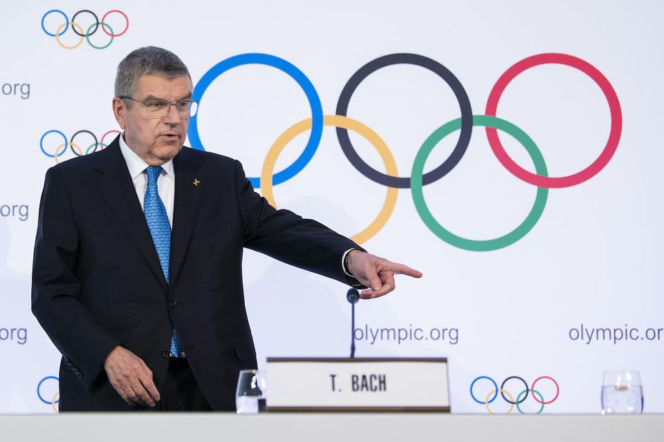 Predseda Medzinárodného olympijského výboru (MOV) Thomas Bach.