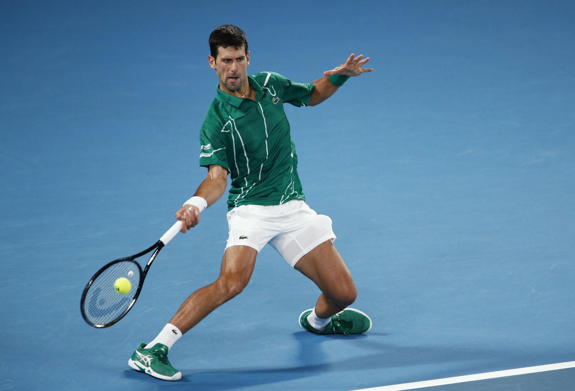 Novak Djokovič počas finále Australian Open