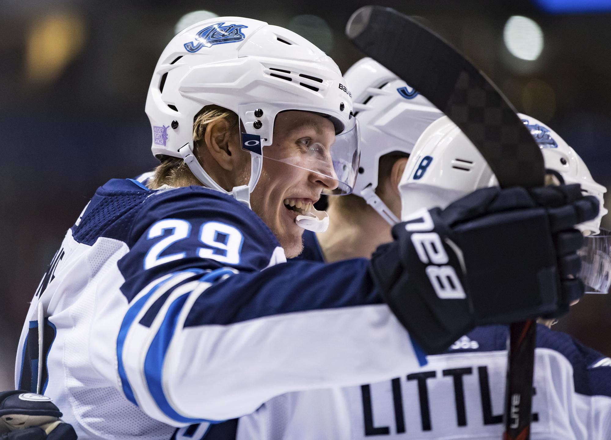 Hokejista Winnipegu Jets Patrik Laine.