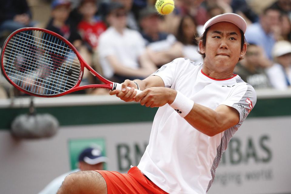 Japonský tenista Jošihito Nišioka.