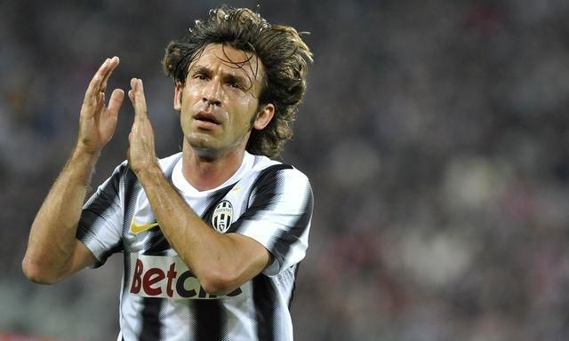 Andrea pirlo juventus potlesk apr2012 reuters