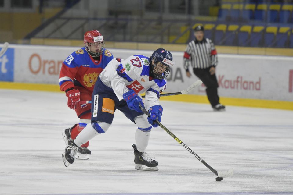 Slovensko - Rusko na turnaji Hlinka-Gretzky Cup