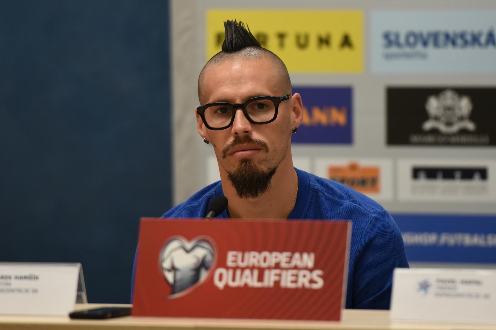 Marek Hamšík na tlačovej konferencii