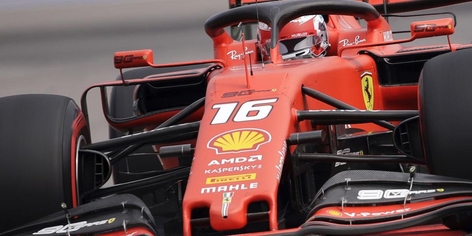 Charles Leclerc na Ferrari
